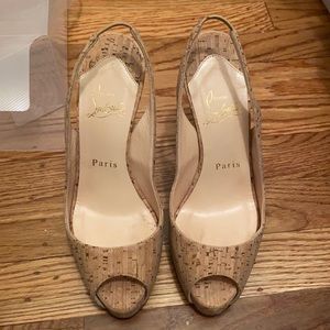 Christian Louboutin Cork Heels